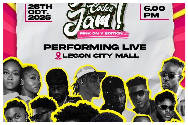 R2Bees, Camidoh, Darko Vibes, Kwaw Kese and more are performing at YFM’s Area Codes Jam 2025
