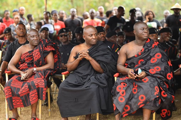 He joined mourners for the funeral and burial rites of the police officer