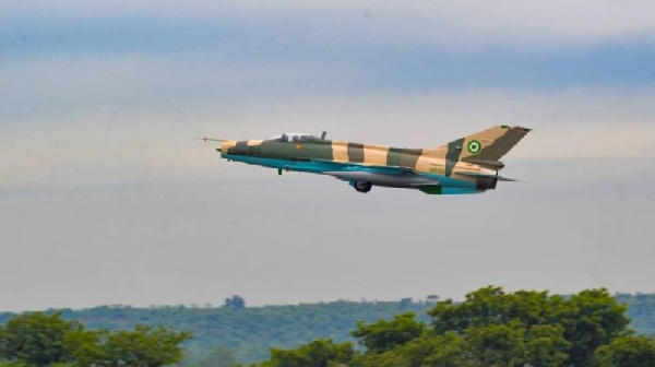 A Nigerian Airforce jet