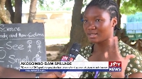 20-year-old Gertrude who is offering free education to displaced children at St Kizito Camp