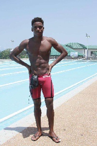 Abeiku Jackson has qualified to the semifinals of the men's 50m butterfly event