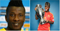 Asamoah Gyan and Nico Williams