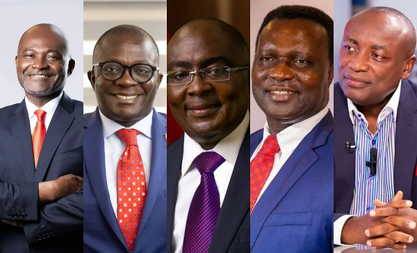 The five heavyweight contenders for the NPP flagbearer position
