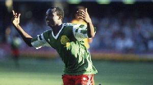 Cameroon football legend Roger Milla