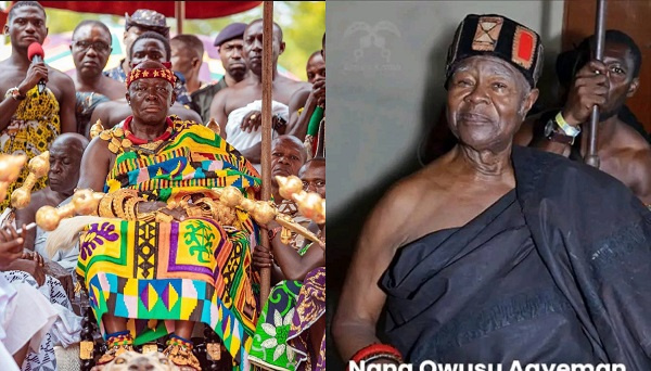 The Asantehene and the chief of Antoahene