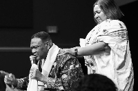 A photo of Rita Korankye Ankrah and her beloved husband