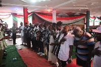 The newly elected NDC regional executives