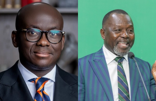 Godfred Yeboah Dame and Dr Dominic Ayine