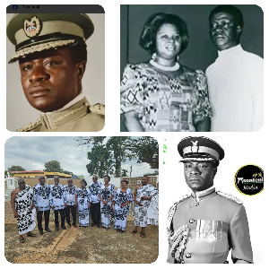 Collage Of The Late Kutu Acheampong And His Family 