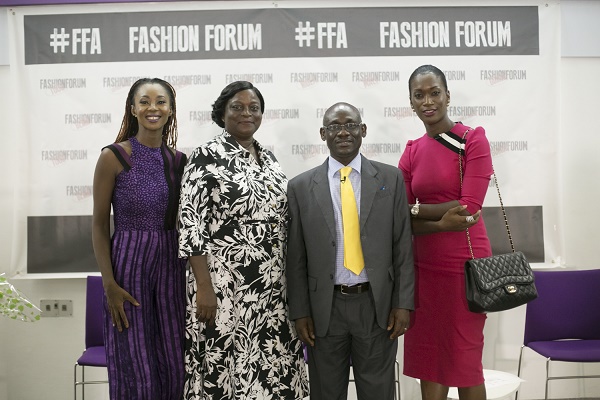 Panelists at the Fashion Forum Ghana's 4th talk series