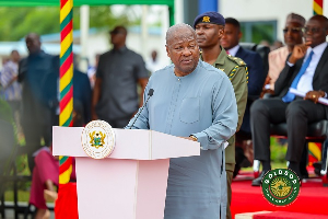 President John Dramani Mahama at the inauguration of the GoldBod Task Force on Tuesday