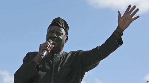 Kenya's former prime minister Raila Odinga