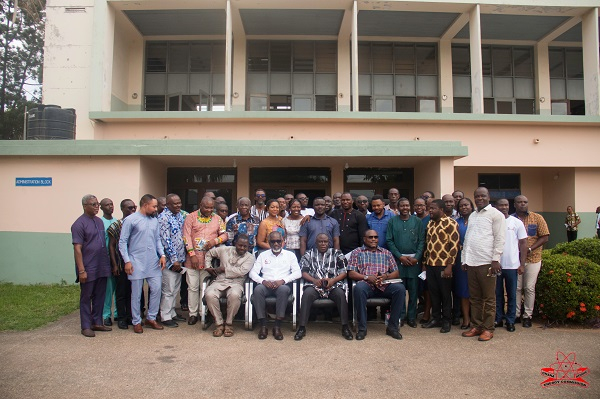 The delegation was received at the School of Nuclear and Allied Sciences (SNAS)