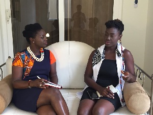 Lucy Quist and Awura ABena Agyeman discussed the many opportunities for businesses in Africa