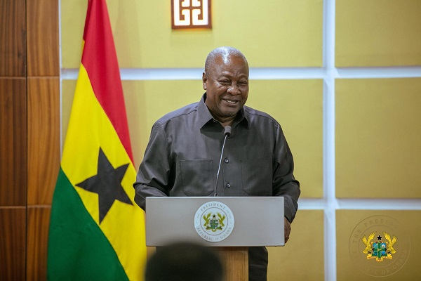 John Dramani Mahama is Ghana's President
