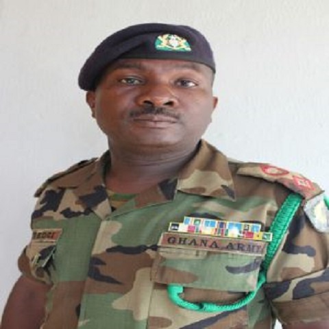 Lieutenant Colonel GNK Hoenyedzi, Commanding Officer of 2 Battalion of Infantry (2Bn)