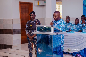 Gabriel Tanko Kwamigah-Atokple (speaking in mic) is a member of the Volta Regional Council of State