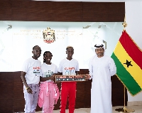 Okyeame Kwame with some participants