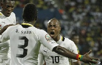 Captain Gyan and his deputy Dede Ayew