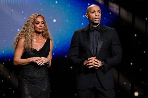 Kate Scott and Thierry Henry emceed the 2026 Ballon d'Or ceremony Kate Scott and Thierry Henry emceed the 2026 Ballon d'Or ceremony