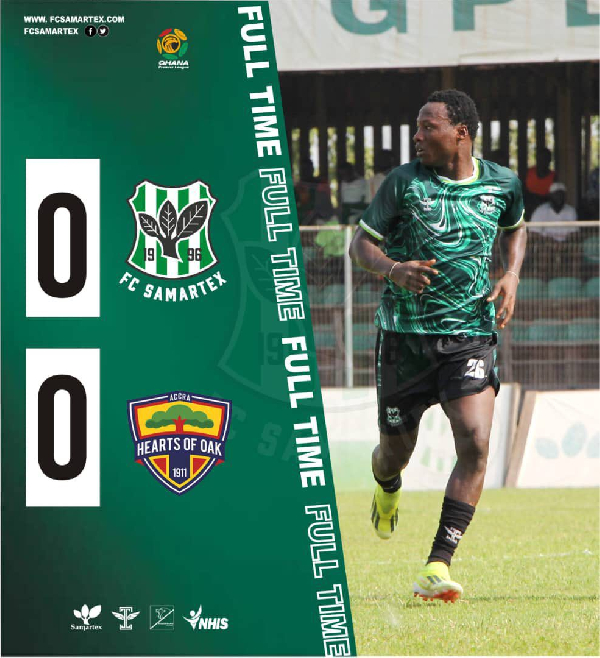 The draw leaves Samartex focused on their next home clash against Dreams FC