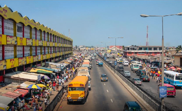 File photo of the Kaneshie market in Accra