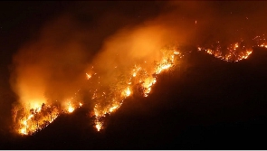 A Forest Fire Rages In Nakhon Nayok Province, Northeast Of Bangkok.png