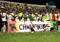 Ghana thumped Nigeria to a 4-1 win at the Cape Coast stadium to retain the WAFU title