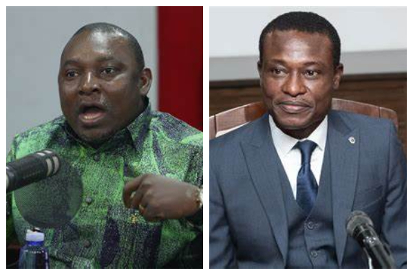 A photo collage of Solomon Owusu (L) and Kissi Agyebeng