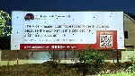 One of the billboards showing a 2016 tweet by Dr Mahamudu Bawumia