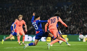 Paris Saint-Germain scored 4-2 against Barcelona Paris Saint-Germain scored 4-2 against Barcelona