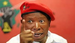 South African opposition leader Julius Malema
