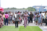 The event saw directors and staff dressed in Ghana’s traditional smock, popularly known as fugu
