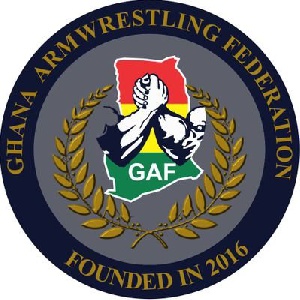 Logo of Ghana Armwrestling Federation (GAF)