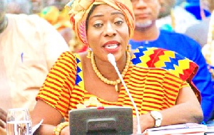 Former Creative arts and Tourism Minister, Catherine Afeku