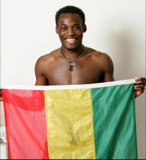 Essien With Flag