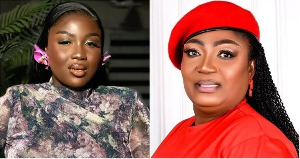 Actress Irene Opare (R) has taken a swipe at MC Yaa Yeboah (L) Actress Irene Opare (R) has taken a swipe at MC Yaa Yeboah (L)