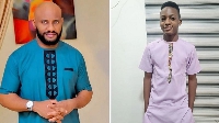 Nollywood actor, Yul Edochie and son