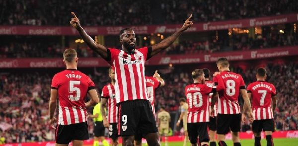 Williams scores on return from Africa Cup to help Athletic beat Barcelona  in Copa