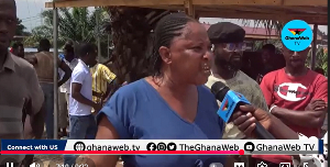 One of the residents who spoke with GhanaWeb TV