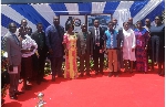 Dignitaries and attendees at the event