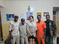 (2nd from left) Former World Champion D.K Poison