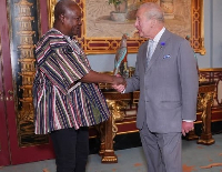 President Mahama with King Charles III