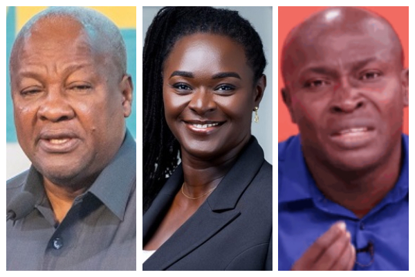 A photo collage of John Dramani Mahama, Professor Klutse and Dr Anyimah-Ackah