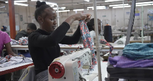 Joan Wambui's family relies on the money she earns from working at Shona EPZ