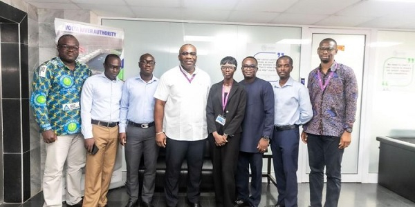Acting Chief Executive of the VRA, Ing. Edward Ekow Obeng-Kenzo with a delegation from SOVRAE