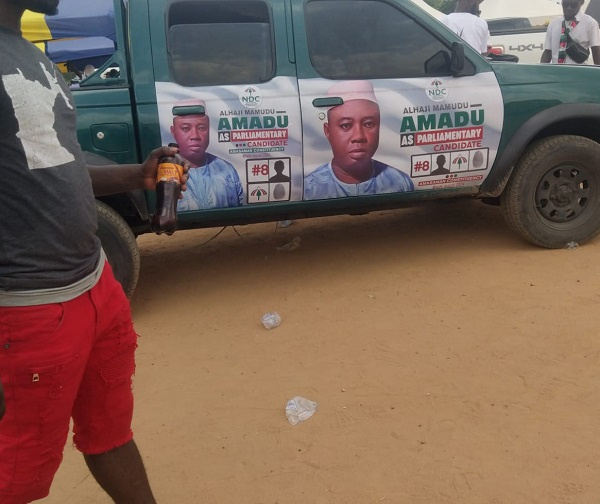 Alhaji Mamudu Adamu's branded car