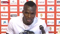 Cofie played 90 minutes for Gijon
