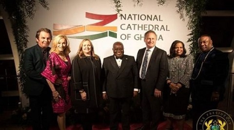 President Akufo-Addo with Duncan Williams and other dignitaries
