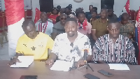The NPP communicators during the press conference